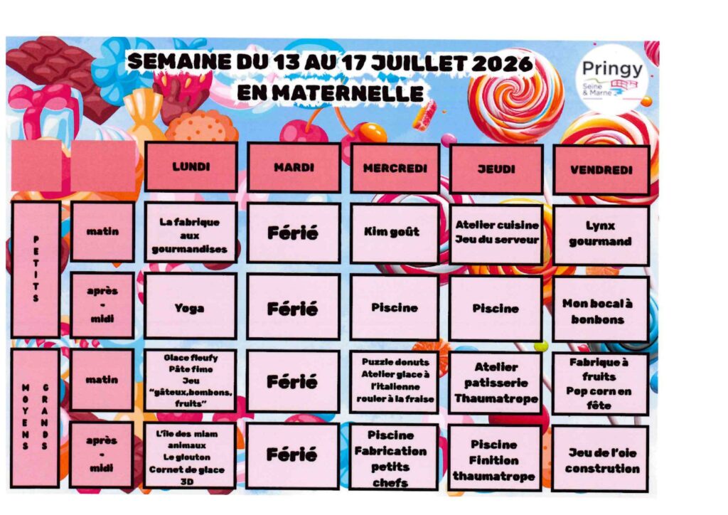 VACANCES.2026 PLANNINGS.ACTIVITES.3.5.ANS . 4