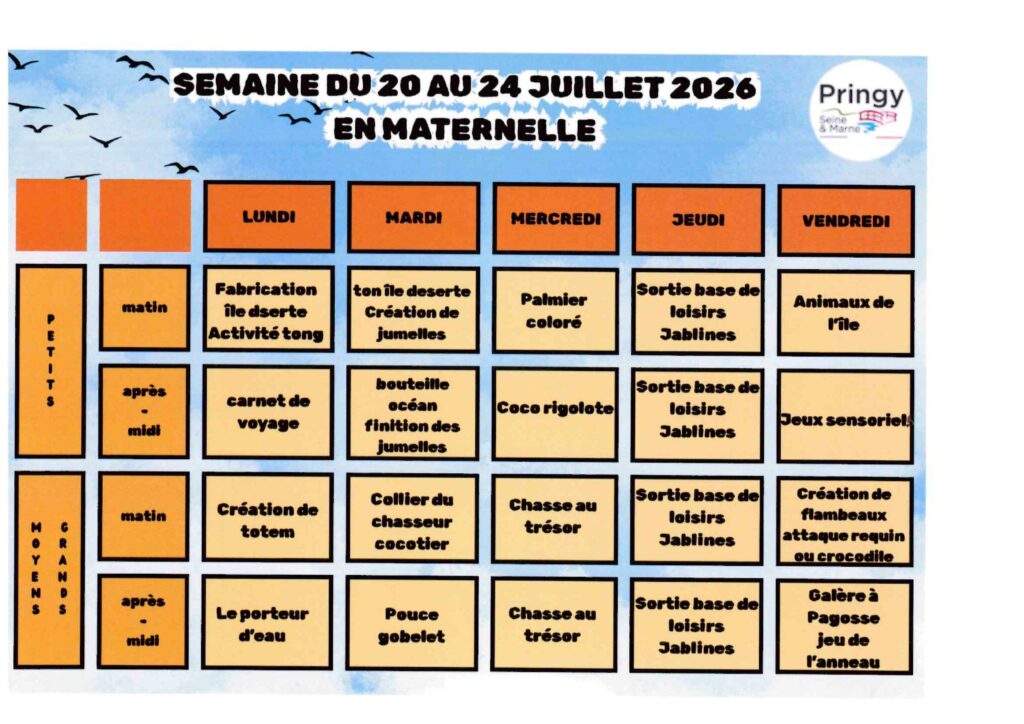 VACANCES.2026 PLANNINGS.ACTIVITES.3.5.ANS . 5